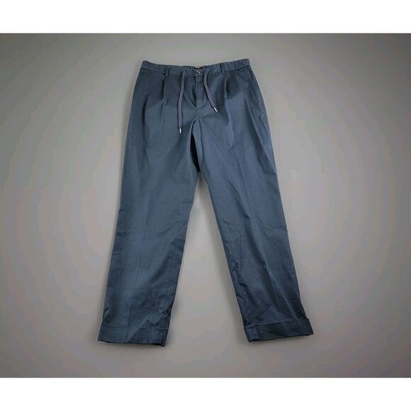 Todd Snyder Madison Drawstring Trouser Pants size M Navy Blue NWT $278 - Picture 1 of 13